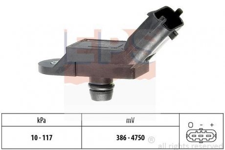 FIAT Датчик давления воздуха Doblo,Grande Punto,Idea,Punto,Lancia EPS 1.993.133