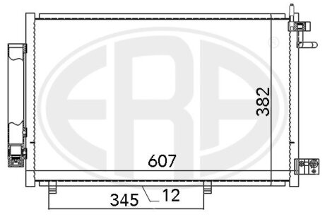 Радиатор кондиционера ERA 667031