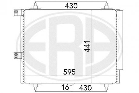 Радіатор ERA 667063