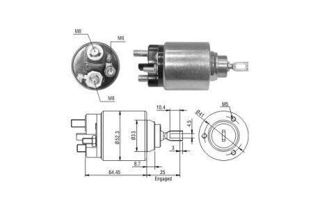 Втягивающее реле ERA ZM1371