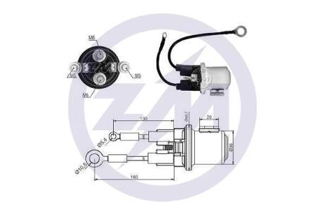 Вспомогательное реле стартера ERA ZM2408