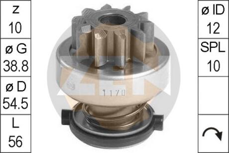 Бендікс стартера ERA ZN1170