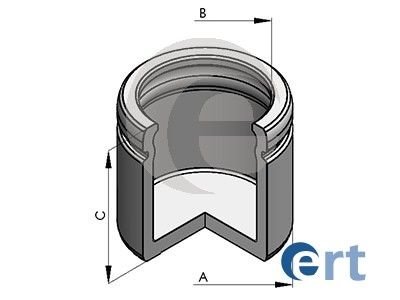 Поршень, корпус скоби гальма D025188 (вир-во) ERT 150595C