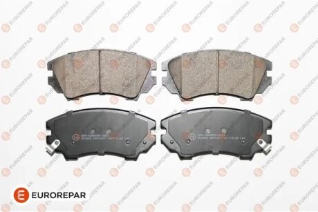 Колодки гальмівні дискові (комплект 4 шт) Eurorepar 1617287680