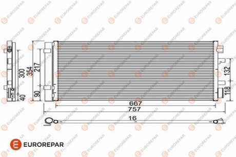 E:A/C CONDENS Eurorepar 1618099780 (фото 1)