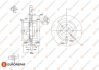 Диск тормозной передний (к-т 2шт) CITROEN BERLINGO, BERLINGO/MINIVAN, C2, C2 ENTERPRISE, C3 I, C3 II, C4 CACTUS, C-ELYSEE PEUGEOT 301, PARTNER, PARTNER/MINIVAN 1.1-Electric 05.96- Eurorepar 1618890380 (фото 2)