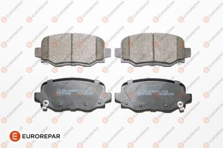 КОЛОДКИ ГАЛЬМІВНІ ЗАДНІ Eurorepar 1681164680
