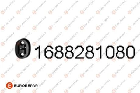Кріплення гумове Eurorepar 1688281080
