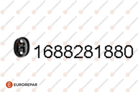 Кріплення гумове Eurorepar 1688281880