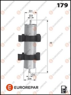 ФИЛЬТР топливный дизельный Eurorepar E148143