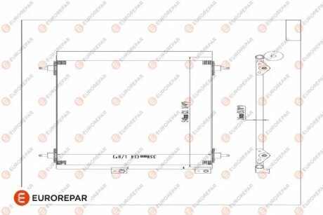 Конденсер кондиціонера Eurorepar E163366
