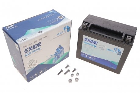 Стартерная батарея (аккумулятор) EXIDE AGM12-19