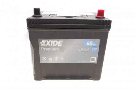 АКБ 6СТ-65 R+ (пт580) (необслуж) Asia Premium EXIDE EA654