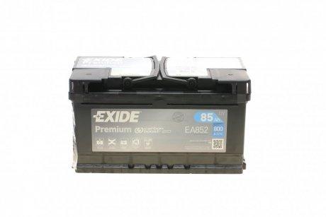 Аккумулятор 85Ah-12v PREMIUM (315х175х175), R, EN800 EXIDE EA852