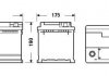 Стартерна батарея (акумулятор) EXIDE EB1100 (фото 2)