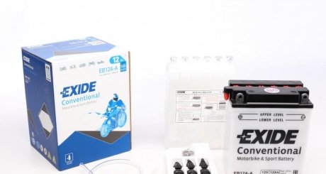 Стартерная батарея (аккумулятор) EXIDE EB12A-A