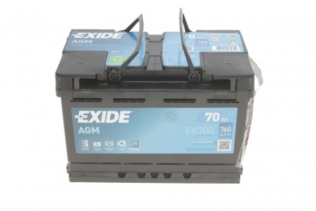 Акумулятор EXIDE EK700 (фото 1)