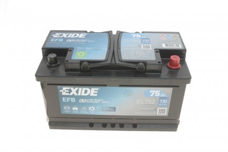 Аккумулятор EXIDE EL752 (фото 1)