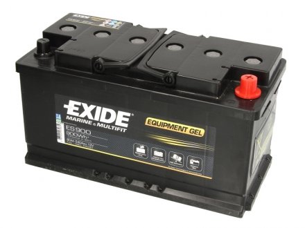 Аккумулятор 80Ah-12v EQUIPMENT GEL (353х175х190),R,EN900 гелевый EXIDE ES900