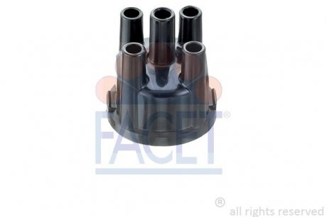 Крышка распределителя зажигания Audi 100/80/A4/ VW Caddy/Golf/Passat/Jetta 1.4-2.0 78-01 FACET 2.7668PHT