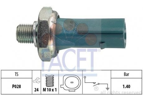 Датчик тиску FACET 7.0171 (фото 1)