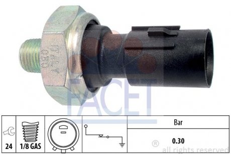 Датчик давления масла FACET 7.0195