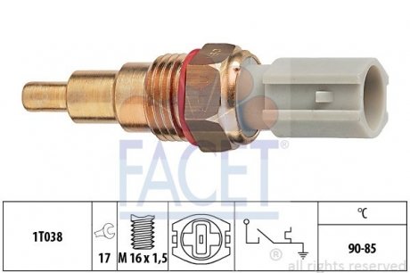 Датчик включения вентилятора Mazda 121/323/626 1.3-2.0 87-96 FACET 7.5205