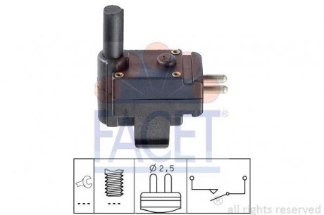 Датчик заднего хода Mercedes Benz W124/126/140/201 80-> FACET 7.6077