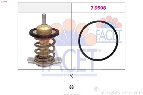 Термостат 2110 (вставка) інж універс 88С FACET 7.7974