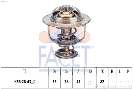 Термостат FACET 7.8413S