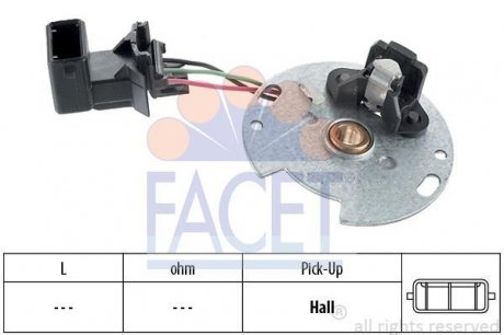 Датчик положення колінчастого валу Seat Cordoba 1.6 (99-02) FACET 8.4982