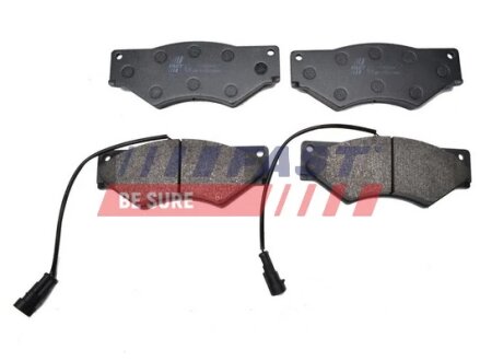 Колодки гальмівні дискові передні під 2 датчики комплект IVECO Daily E2 96-99, Daily E1 90-96 FAST FT29060HD