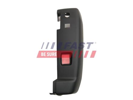 Угол бампера задний правый Fiat Ducato (14-) чёрный отражатель 180° FAST FT90888G