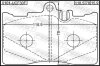 КОЛОДКИ ТОРМОЗНЫЕ ПЕРЕДНИЕ (LEXUS LS430/CELSIOR UCF30 2000-2006) FEBEST 0101-UCF30F (фото 2)