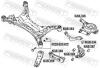 БОЛТ З ЕКСЦЕНТРИКОМ РЕМКОМПЛЕКТ FEBEST 0229-020-KIT (фото 2)