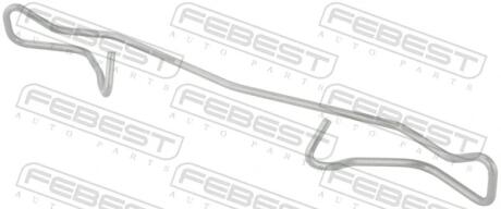ПРУЖИНА ПРИТИСКНА ТОЛЬМОВИХ КОЛОДОК FEBEST 0303-001