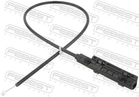 ТРОС ПРИВОДА ОТКРЫВАНИЯ ЗАМКА КАПОТА FEBEST 19101-E53FL