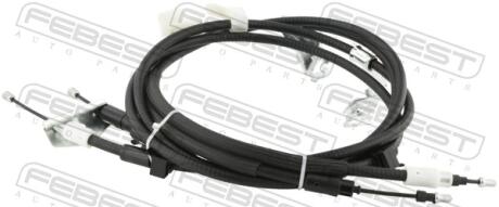 Фото трос ручного гальма FEBEST 21100FOCIII Трос ручного гальма FEBEST 21100FOCIII