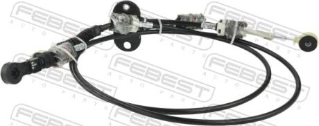 Трос куліси КПП Fiesta V-VI/Fusion 1.25|1.3/1.4|1.6TDCi 01- FEBEST 21106-CBK