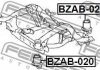 САЙЛЕНТБЛОК ПОДРАМНИКА ЗАДНИЙ FEBEST BZAB-021 (фото 3)