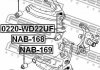 САЙЛЕНТБЛОК ЗАДНІЙ ПЕРЕДНЬОГО НИЖНЬОГО ВАЖЕЛЯ FEBEST NAB-168 (фото 3)