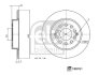 Гальмівний диск FEBI BILSTEIN 188761 (фото 1)