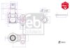 Наконечник поперечної рульової тяги FEBI BILSTEIN 196635 (фото 1)