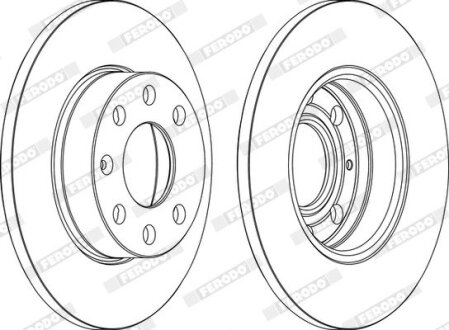 Тормозной диск FERODO DDF104