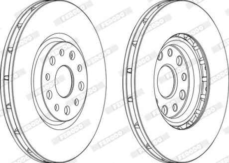Диск гальмівний FERODO DDF1449