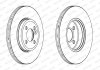 Диск тормозной FERODO DDF1711C (фото 1)