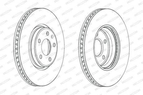 Тормозной диск FERODO DDF1996C-1