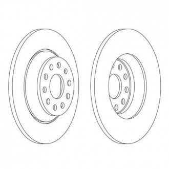 Тормозной диск FERODO DDF2506C