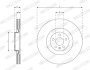 Диск тормозной FERODO DDF2853C (фото 3)