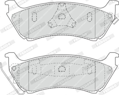 Тормозные колодки дисковые FERODO FDB1401
